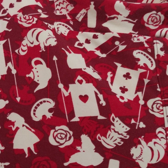 Lularoe Disney Alice in wonderland leggings size TC2 - Picture 2 of 4